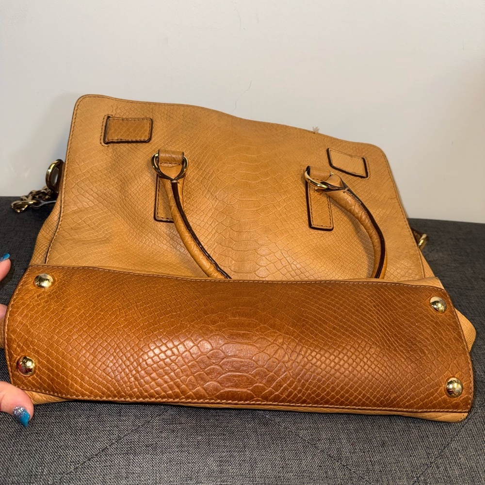 Michael Kors Python Embossed Hamilton Shoulder Bag - image 12